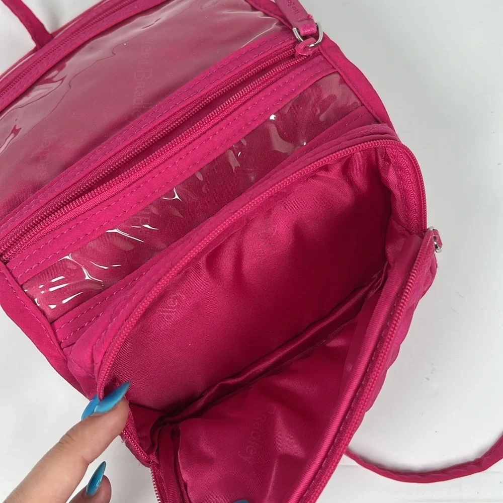 Vera Bradley Pink Quilted Makeup travel bag
